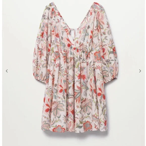 Mango x Chufy Floral Minidress - Picture 2 of 3